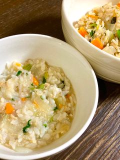 【離乳食9か月〜】鮭チャーハンおじや-レシピのメイン写真