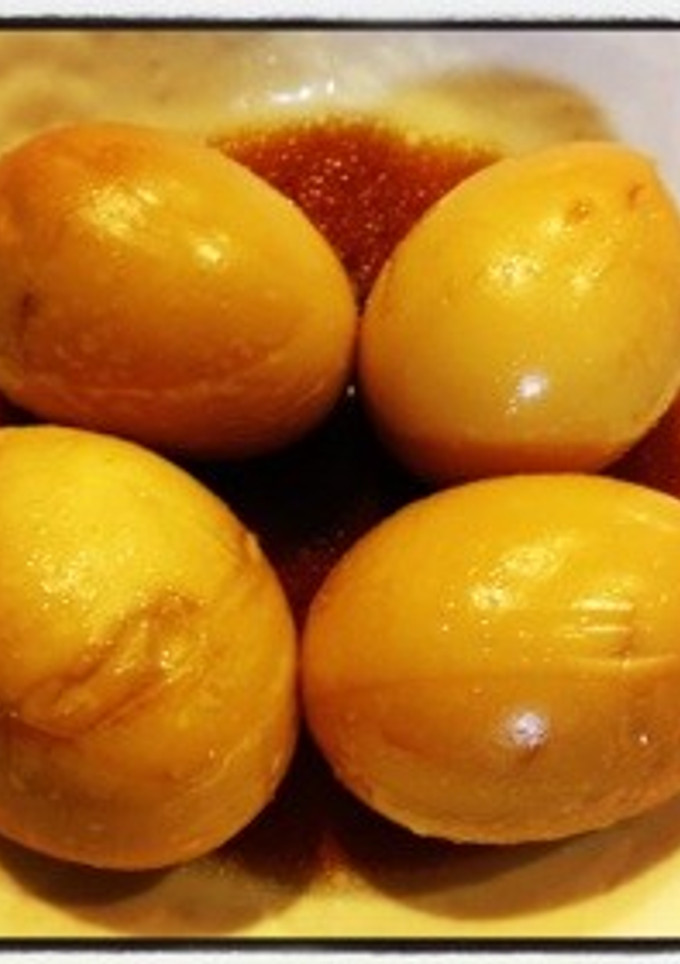 簡単☆にんにく風味の煮卵-レシピのメイン写真