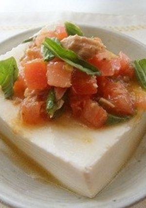 トマトやっこ-レシピのメイン写真