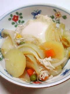 じゃがいも☆玉ねぎ☆たまごの煮物-レシピのメイン写真