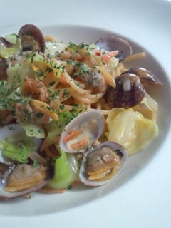 あさりとキャベツと桜えびで旨味パスタ!-レシピのメイン写真
