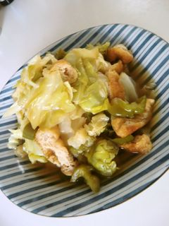 油揚げとキャベツの煮びたし-レシピのメイン写真