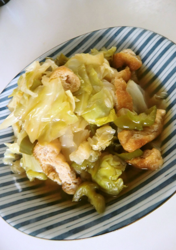 油揚げとキャベツの煮びたし-レシピのメイン写真
