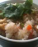 ヘルシー簡単♬油あげが主役の炊き込みご飯