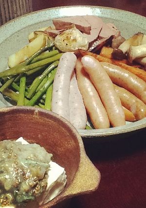 島豆腐の甘酒ソースのせ-レシピのメイン写真