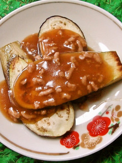 なすのピリ辛肉味噌がけ-レシピのメイン写真