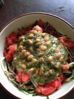 冷やしトマト蕎麦-レシピのメイン写真