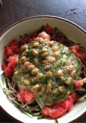 冷やしトマト蕎麦-レシピのメイン写真