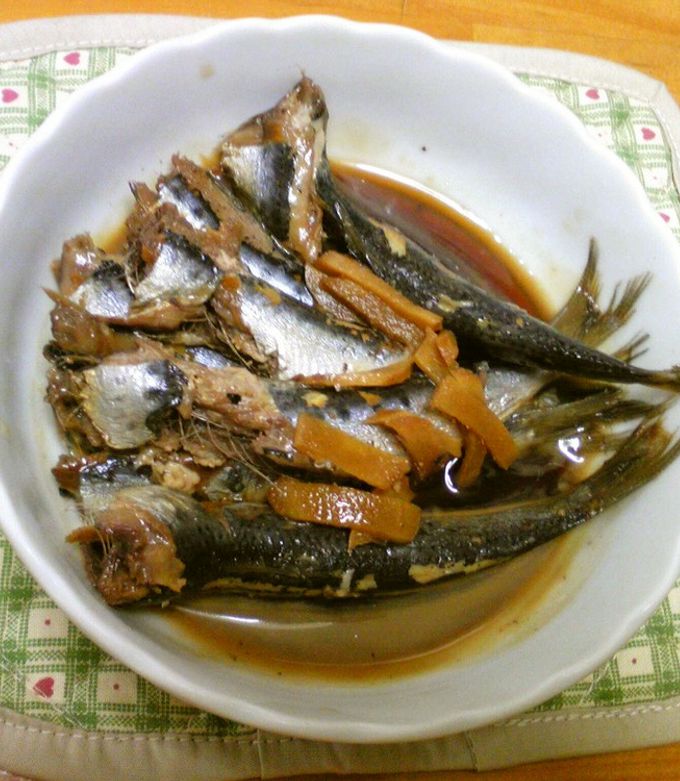 イワシ丸干しのしょうが煮-レシピのメイン写真