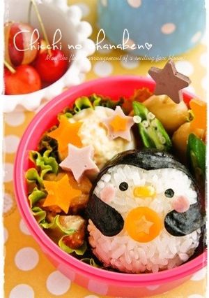＊キャラ弁＊簡単★まんまるペンギンちゃん-レシピのメイン写真