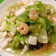 レタスとシーフードのうま煮