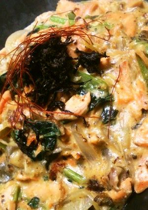 鮭の味噌クリームソース-レシピのメイン写真