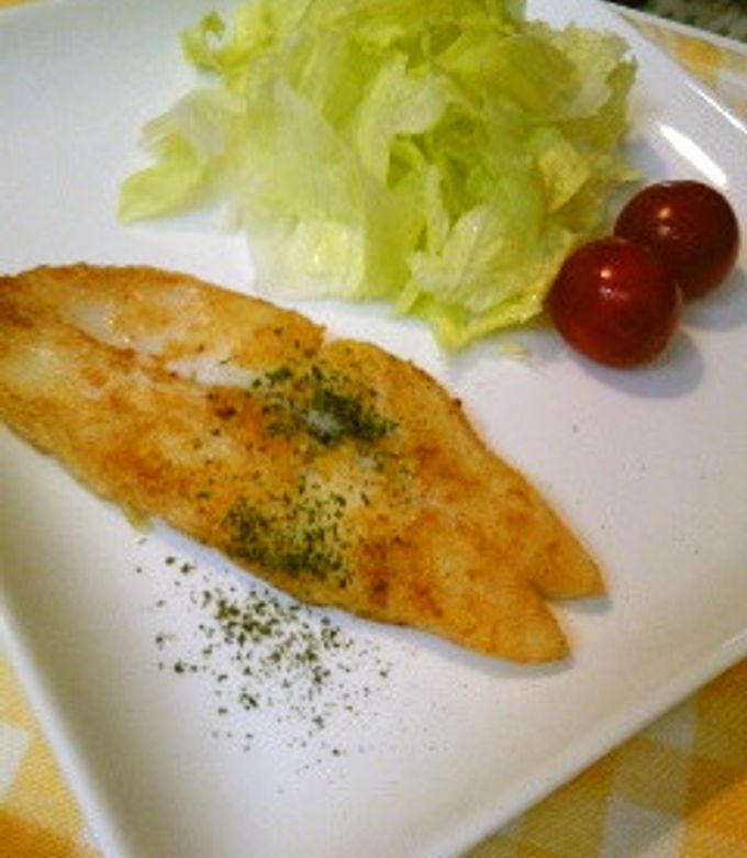 白身魚ならなんでも☆カレイカレー風味焼き-レシピのメイン写真