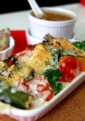 たっぷり夏野菜のチーズ焼きドリア-レシピのメイン写真
