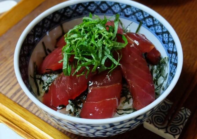 お寿司屋さん直伝！丼に♪マグロのづけ by カルミちゃん 【クックパッド】 簡単おいしいみんなのレシピが392万品