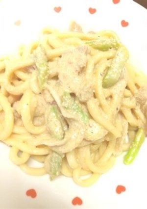 明太クリームうどん-レシピのメイン写真