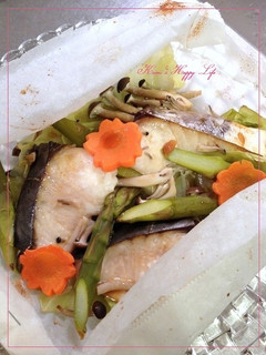 鰆と野菜の包み焼き ~塩麹レシピ-レシピのメイン写真