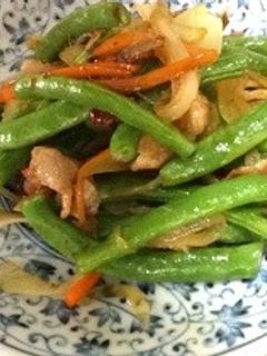 インゲンと豚肉のオイスター炒め-レシピのメイン写真