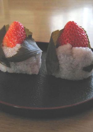 いちご桜餅-レシピのメイン写真