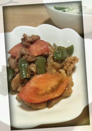 簡単☆豚肉とトマトのケチャップ炒め-レシピのメイン写真