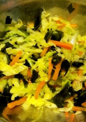 給食の♪わかめサラダ-レシピのメイン写真
