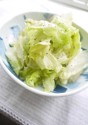 レッツ3分クッキング♡レタスのおひたし♡-レシピのメイン写真