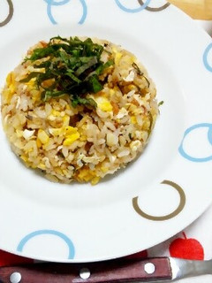 *大葉と梅の和風炒飯*-レシピのメイン写真
