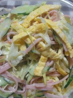 ウチのキャベツサラダ-レシピのメイン写真
