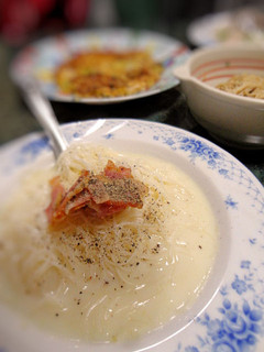 クリーミー☆豆乳チーズにゅうめん(素麺)-レシピのメイン写真