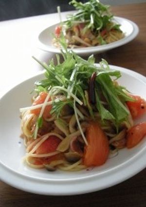 新鮮♪フレッシュ生トマトのパスタ♪-レシピのメイン写真