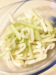 簡単おつまみ!いかセロリ-レシピのメイン写真