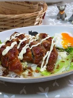 鶏の照り焼き丼-レシピのメイン写真