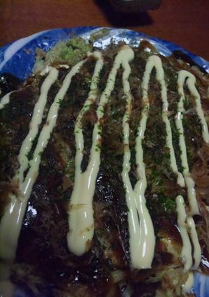 キャベツと卵だけでお好み焼き風-レシピのメイン写真