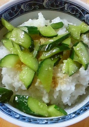 きゅうりカレー丼-レシピのメイン写真