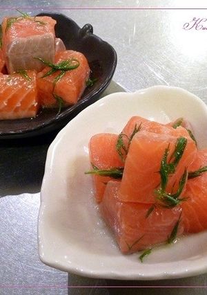サーモンマリネ-レシピのメイン写真