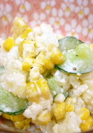 採れたてトウモロコシinポテトサラダ-レシピのメイン写真