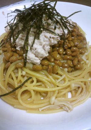 まあちゃんの納豆ツナパスタ♥-レシピのメイン写真