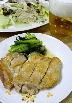 鶏もも肉の塩麹黒こしょう焼き-レシピのメイン写真