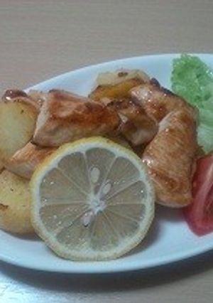 鶏肉とジャガイモの焼きマリネ風-レシピのメイン写真