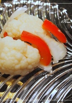 お野菜（カリフラワー）のピリ辛甘酢漬け-レシピのメイン写真