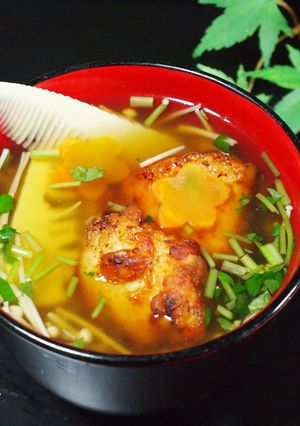柔らか塩麹胸から揚げのとろみエノキ麺-レシピのメイン写真