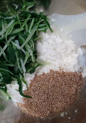 水菜豆腐のやさしい白和え♪-レシピのメイン写真