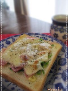 ほうれん草&ベーコンのチーズ・トースト♪-レシピのメイン写真
