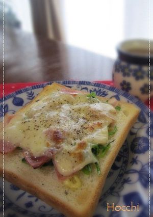 ほうれん草&ベーコンのチーズ・トースト♪-レシピのメイン写真
