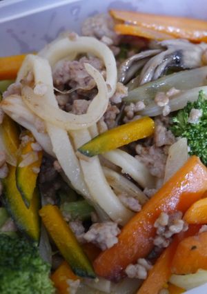 根菜ときのこの焼うどん-レシピのメイン写真