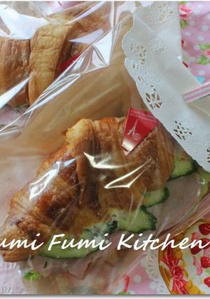 お弁当にお洒落なクロワッサンサンド-レシピのメイン写真