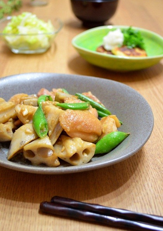 醤油麹で鶏と蓮根のしゃきしゃき炒め-レシピのメイン写真