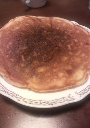 朝食に、野菜いっぱいお惣菜ホットケーキ！-レシピのメイン写真