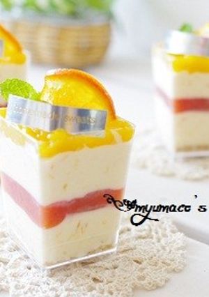 オレンジチーズのアイスケーキ-レシピのメイン写真