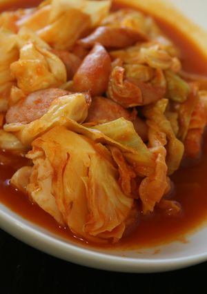 キャベツの焼き付け煮-レシピのメイン写真